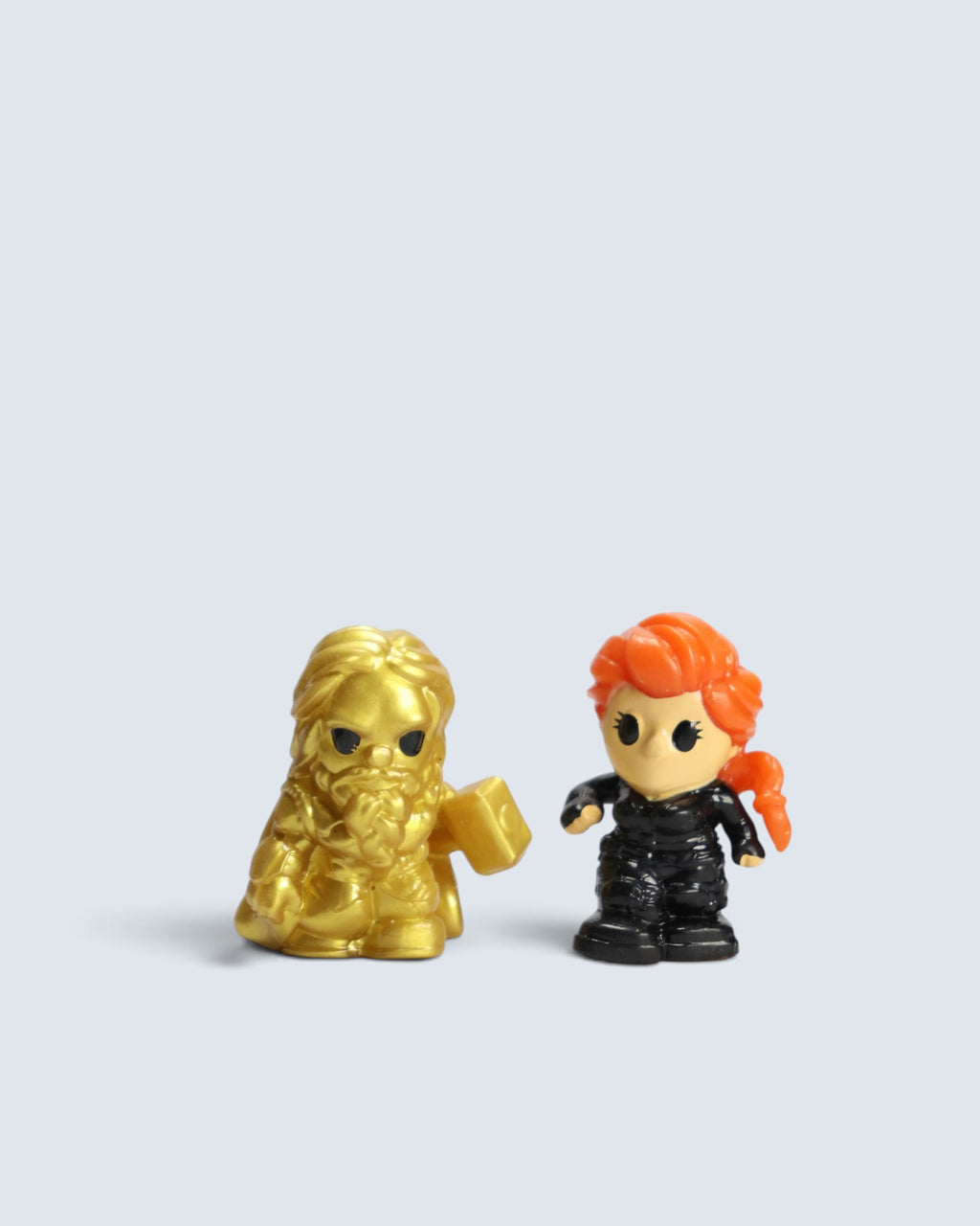 Marvel Avengers Thor (Gold Variant) & Black Widow Ooshies Pencil Topper Figure Duo Set
