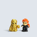 Marvel Avengers Thor (Gold Variant) & Black Widow Ooshies Pencil Topper Figure Duo Set