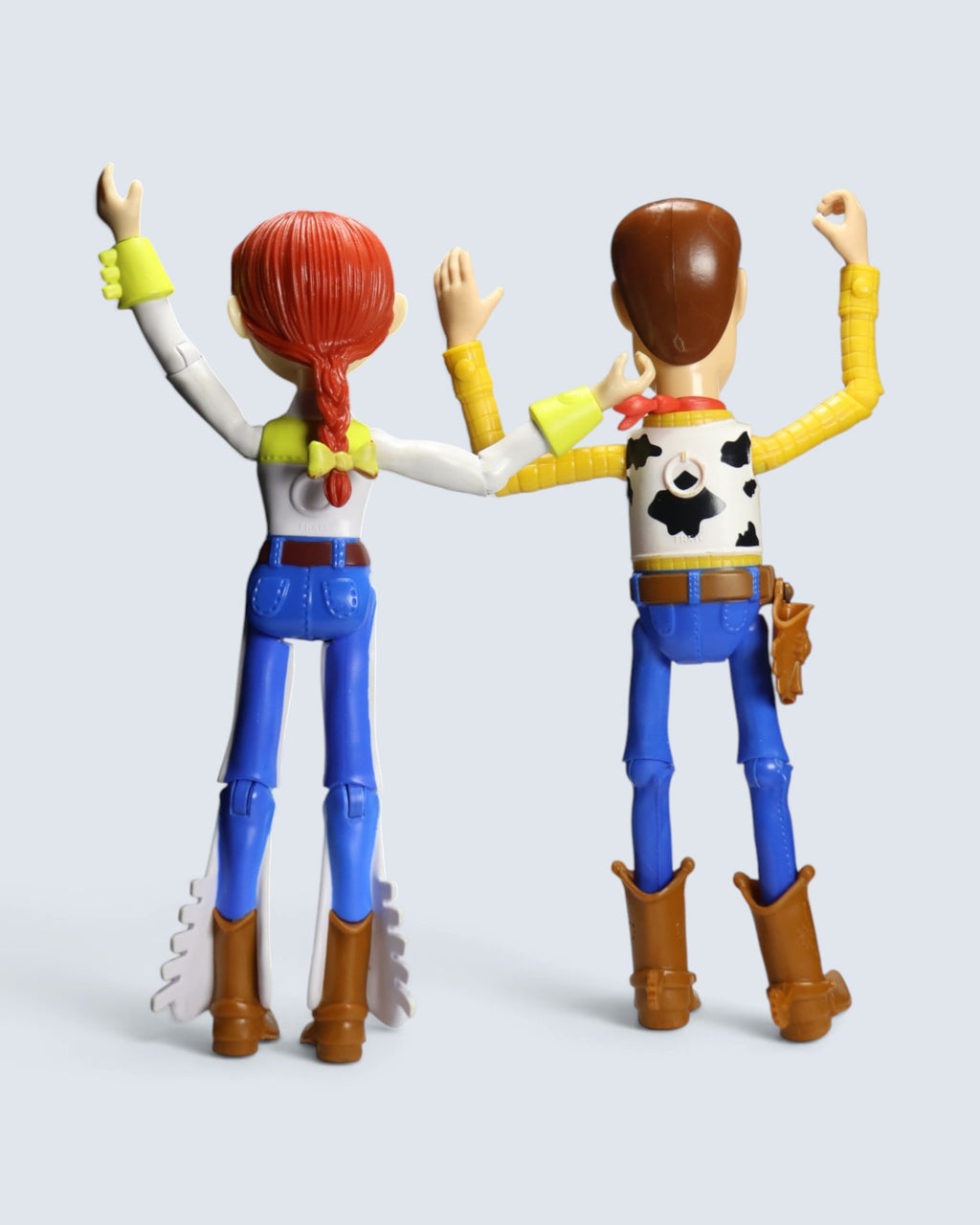 Disney Pixar Toy Story Woody & Jessie Action Figure Duo Set - Collectible Posable Figures with Removable Hats