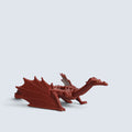 Red Dragon Fantasy Action Figure Toy