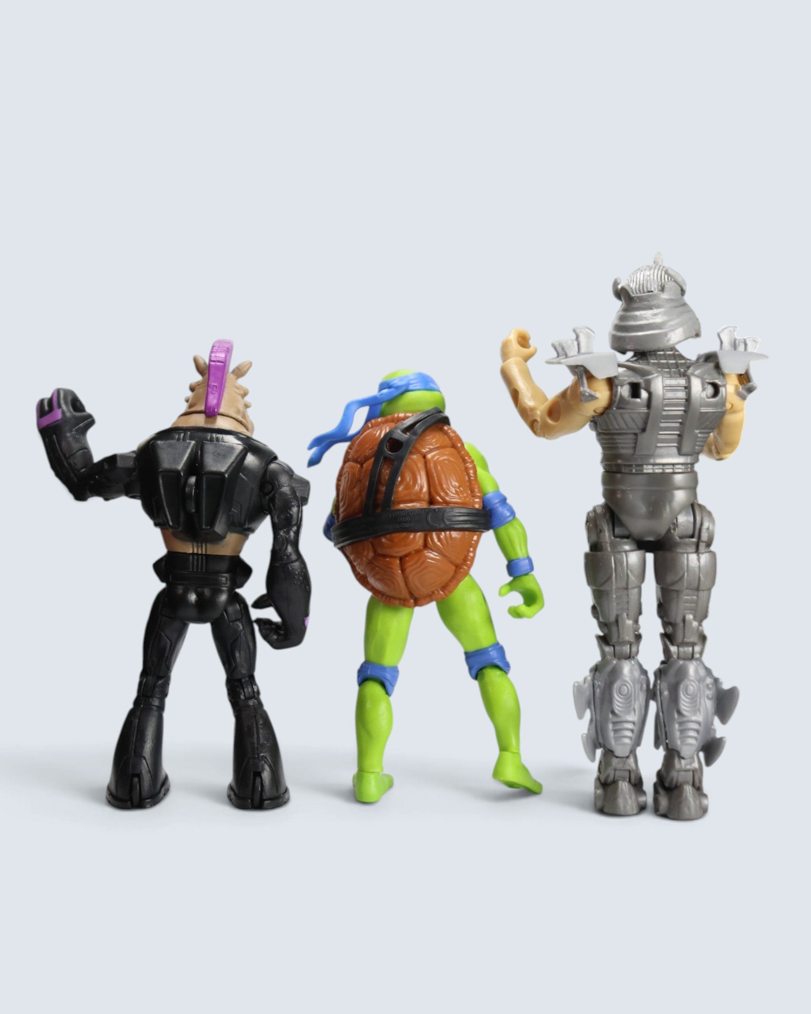 Teenage Mutant Ninja Turtles Leonardo, Bebop, and Shredder Action Figure Trio Set