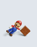 Mario - Mario Pushing Brick Block Toy Figure