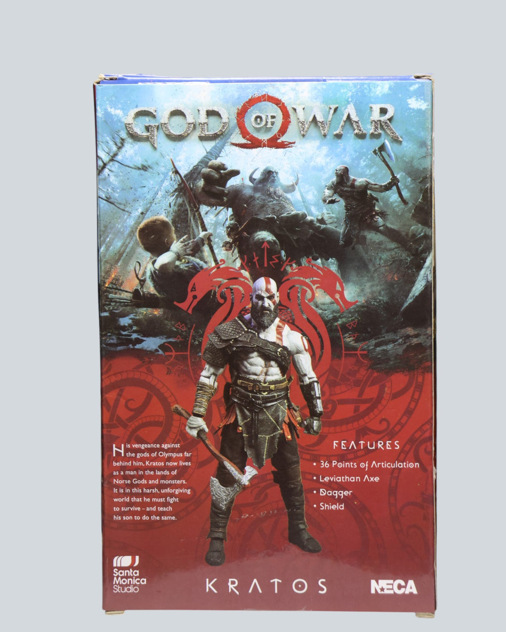 God of war 2018 - Kratos: NECA 7" Scale Action Figure – Fully Articulated with Accessories