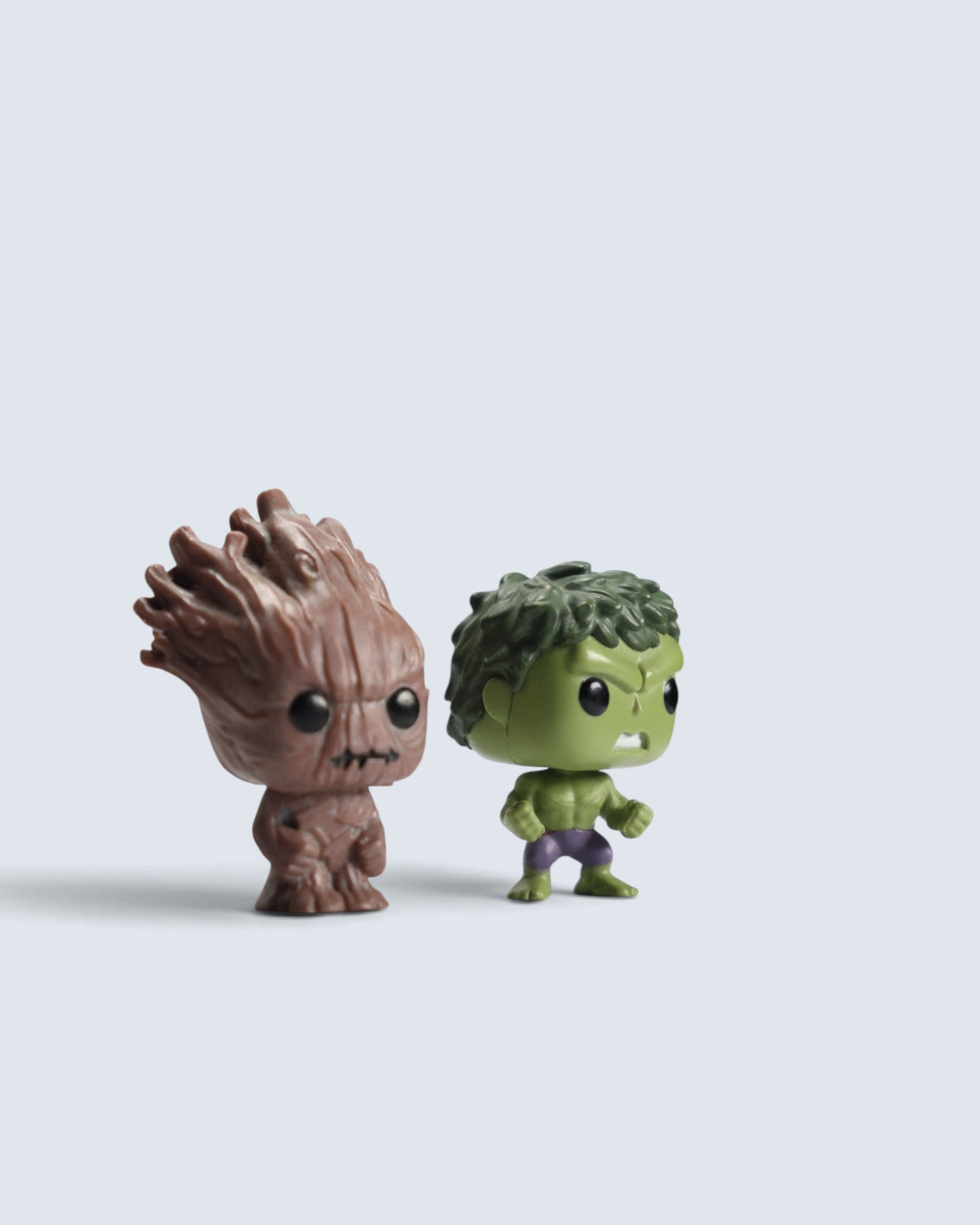 Marvel Groot and Hulk Mini Funko Set