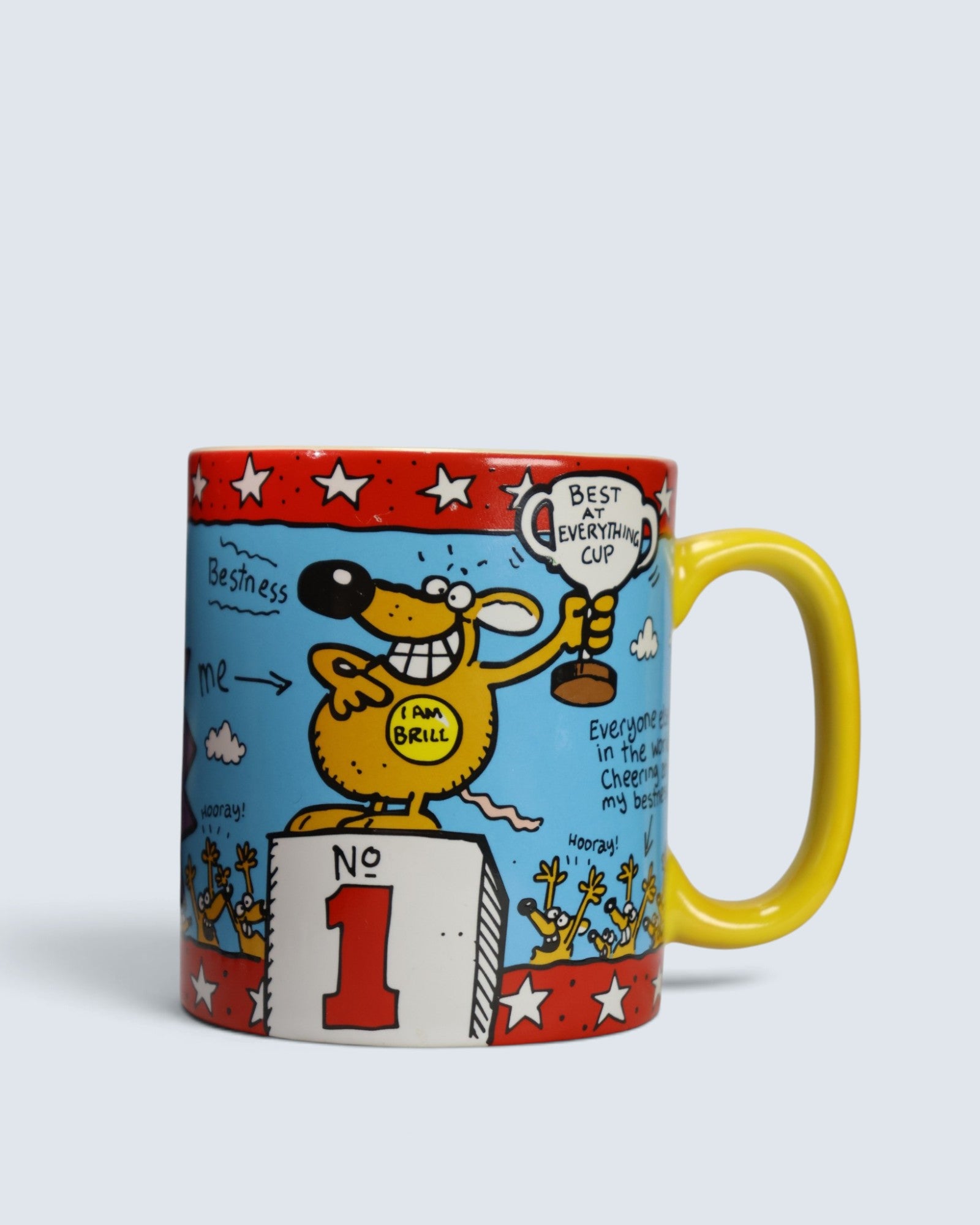 1999 The Xpressions Card and Gift Company "Simply The Best" Ceramic Mug