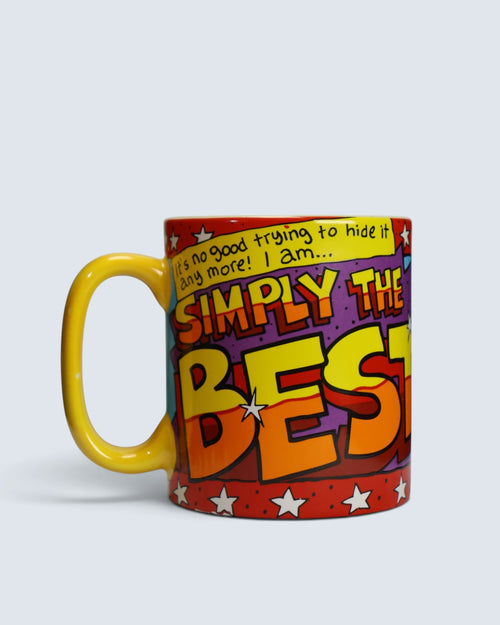 1999 The Xpressions Card and Gift Company "Simply The Best" Ceramic Mug