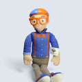 Official Blippi Plush Toy with Hard Hat and Glasses
