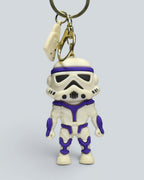 Star Wars Stormtrooper & Darth Vader Themed Keychain