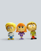 Scooby-Doo Mystery Figurine Trio – Fred, Daphne, and Shaggy