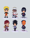 Naruto Shippuden Chibi Ninja Action Figure Set – Pack of 6