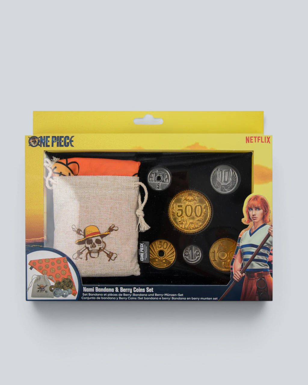 One Piece: Nami Bandana & Berry Coins Set