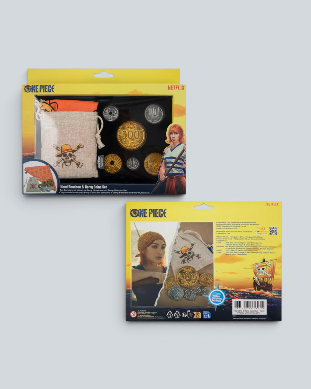 One Piece: Nami Bandana & Berry Coins Set