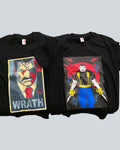 Fullmetal Alchemist King Bradley "Wrath" Graphic T-Shirt Bundle - Set of 2