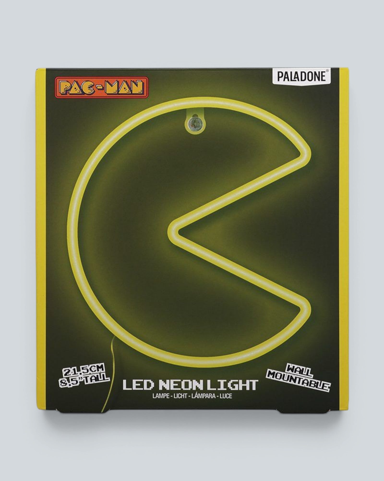 Pac Man Wall Mountable LED Neon Light
